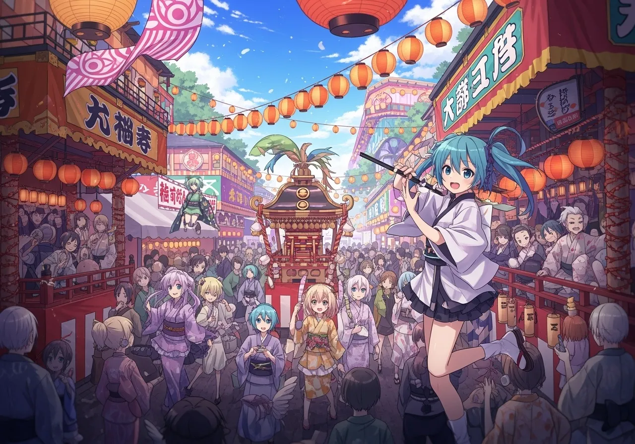 【和風ボカロ曲】日本の祭りはから騒ぎ